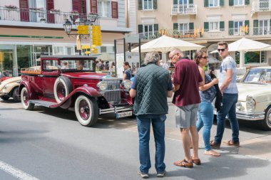 Bad Ragaz, Sg / İsviçre - 23 Haziran 2019: yarışçılar ve konuklar e