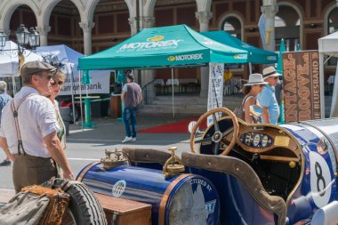 Bad Ragaz, Sg / İsviçre - 23 Haziran 2019: yarışçılar ve konuklar e