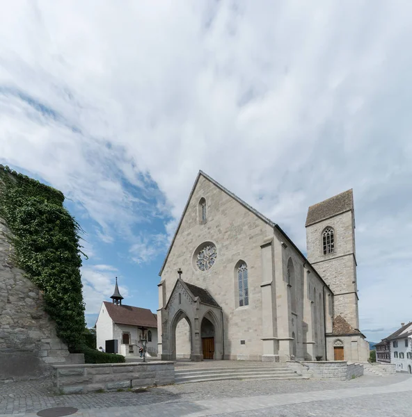 A igreja de Sankt Johann em Rapperswil — Fotografia de Stock
