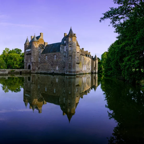 Campeneac, Bretanha / França - 26 de agosto de 2019: Castelo de Trecesson — Fotografia de Stock