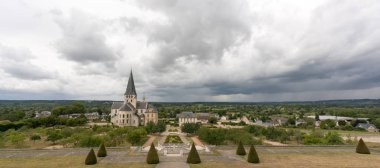 tarihi Saint-Georges Manastırı'nın görünümü ve Bosch'taki arazi