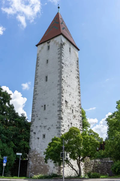 Ravensburg Germany June 2020 View Historic Spitalturm Tower Ravensburg Germany — Stock Photo, Image