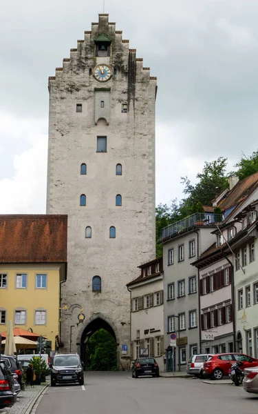 Ravensburg Germany Ιουνίου 2020 Άποψη Του Ιστορικού Πύργου Obertor Στο — Φωτογραφία Αρχείου