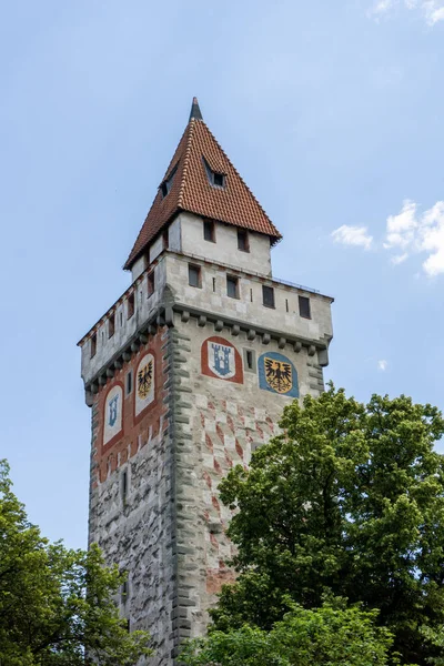 Ravensburg Germany June 2020 View Historic Gemalter Turm Painted Tower — Stock Photo, Image