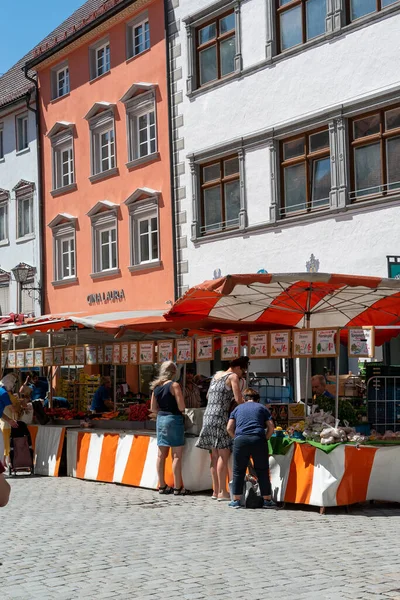Wangen Juni 2020 Historische Altstadt Von Wangen Allgau Während Des — Stockfoto