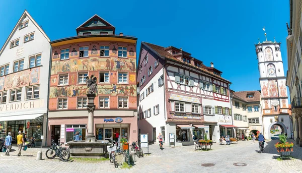 Wangen Alemanha Junho 2020 Vista Histórica Cidade Velha Wangen Allgau — Fotografia de Stock