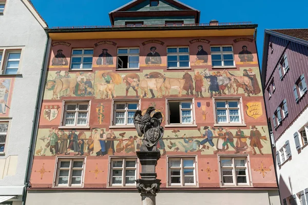 Wangen Alemania Junio 2020 Vista Detallada Los Edificios Históricos Monumentos —  Fotos de Stock