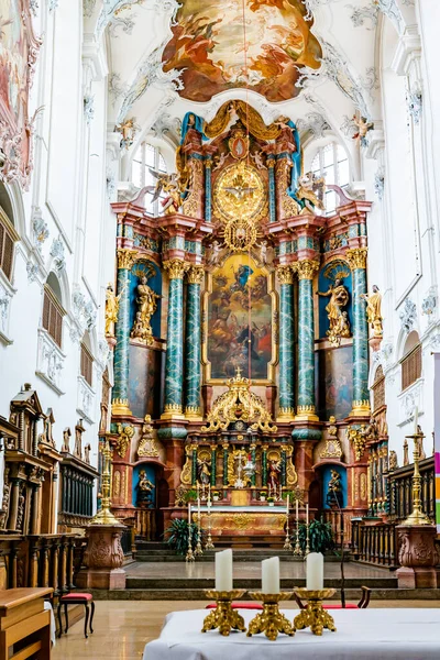 Bad Saeckingen Alemanha Julho 2020 Vista Interior Catedral Fridolin Bad — Fotografia de Stock