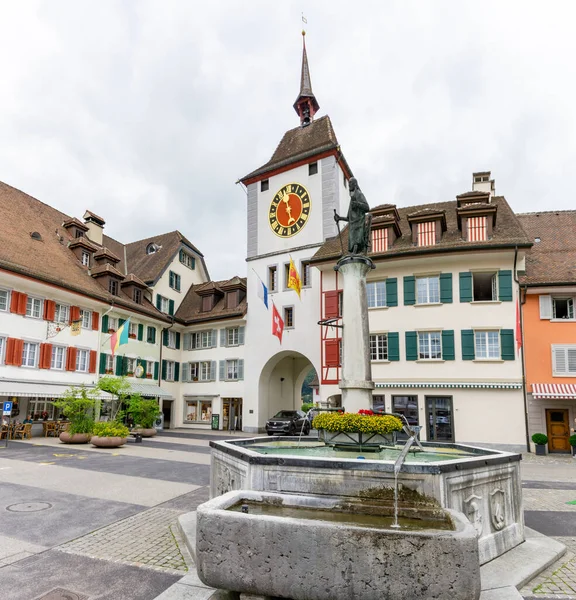 Willisau Schweiz Juli 2020 Historische Altstadt Willisau Kanton Luzern Mit — Stockfoto