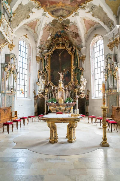 Sigmaringen Alemanha Julho 2020 Vista Altar Dentro Igreja São João — Fotografia de Stock