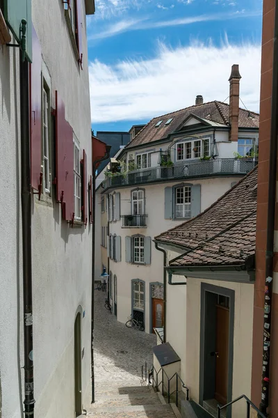 Bazel Zwitserland Juli 2020 Uitzicht Historische Binnenstad Van Bazel — Stockfoto