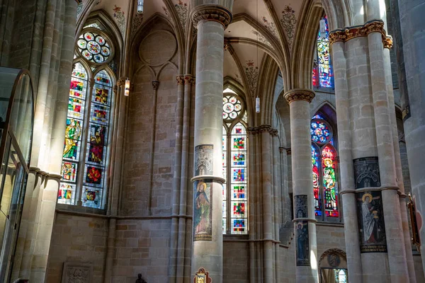 Трир Германия Июля 2020 Года Внутренний Вид Историческую Церковь Фрауенирхе — стоковое фото