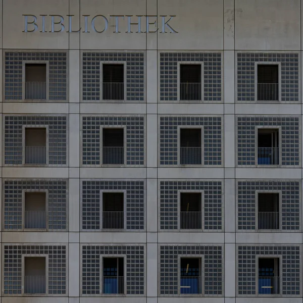 Stuttgart Tyskland Juli 2020 Utsikt Över Det Kommunala Biblioteket Stuttgart — Stockfoto