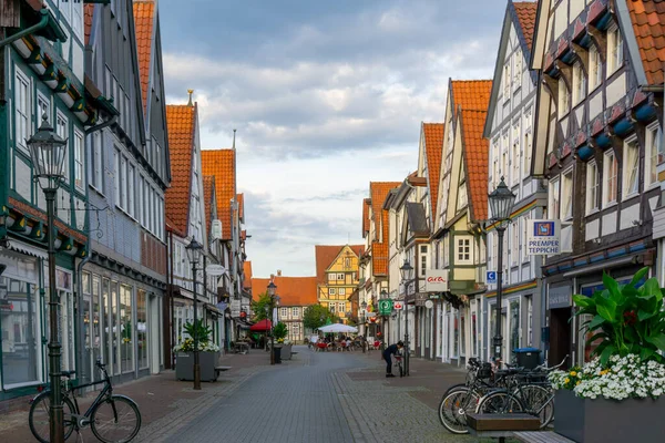 Celle Niedersachsen August 2020 Schöner Sommerabend Der Historischen Altstadt Von — Stockfoto