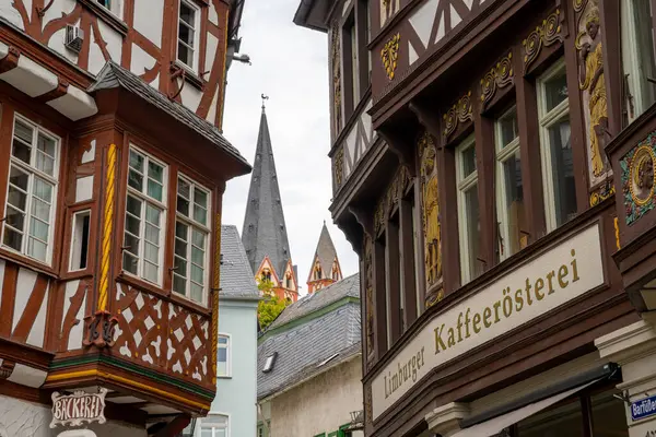 Limburg Hessen Germany August 2020 Well Maintained Historic Old Half — Stock Photo, Image