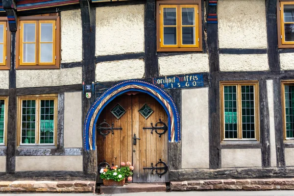 Hoexter Germany August 2020 Beautiful Old Hlf Timbered House Hoexter — Stock Photo, Image