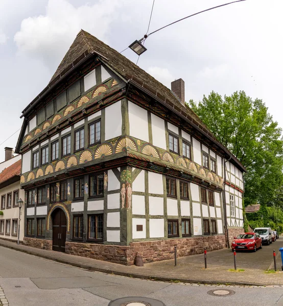 Hoexter Germany August 2020 View Historic Landmark Adam Eva House — Stock Photo, Image