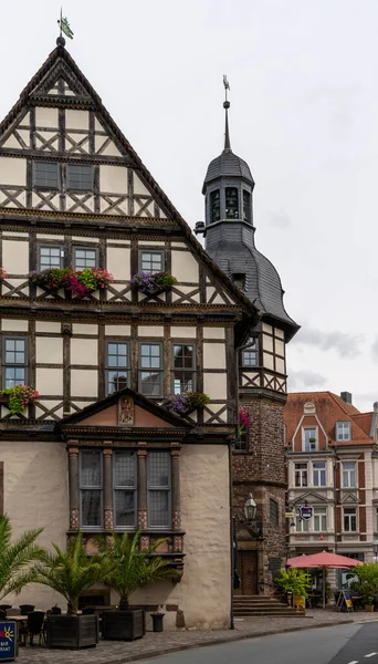 Hoexter Germany August 2020 Beautiful Old Hlf Timbered House Hoexter — Stock Photo, Image