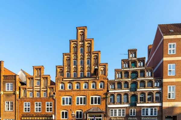 Lunenburg Deutschland August 2020 Beeindruckende Historische Backsteinbauten Der Lunenburger Innenstadt — Stockfoto