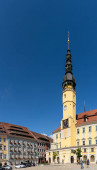 Bautzen, Sachsen - 7. September 2020: Historisches Rathaus und Platz in der Bautzener Innenstadt