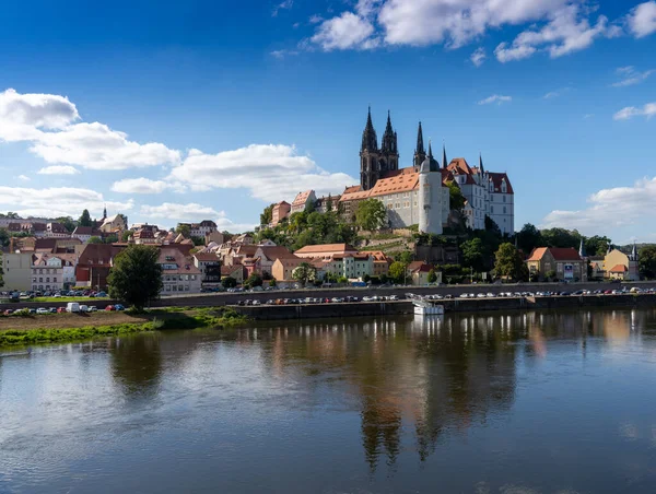 Meissen Saxônia Alemanha Setembro 2020 Castelo Catedral Cidade Alemã Meissen — Fotografia de Stock