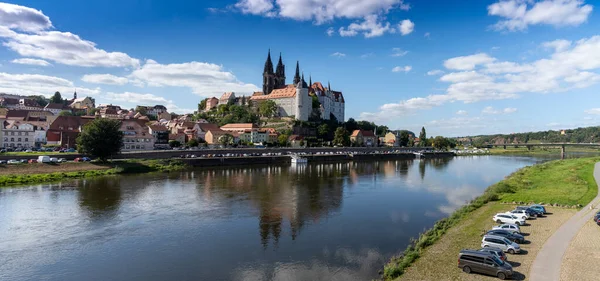 Meissen Saxônia Alemanha Setembro 2020 Castelo Catedral Cidade Alemã Meissen — Fotografia de Stock