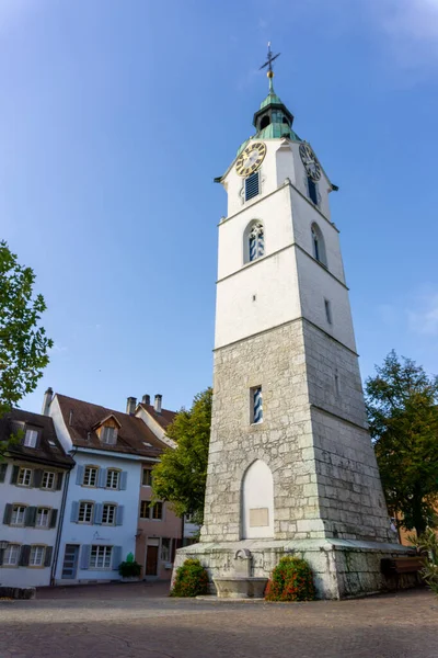 Olten Switzerland October 2020 View Historic City Tower Old Town — Stock Photo, Image