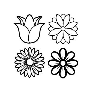 Dört çiçek simgesi