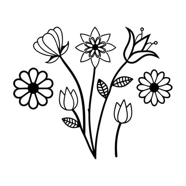 güzel çiçekler dekoratif simgesi