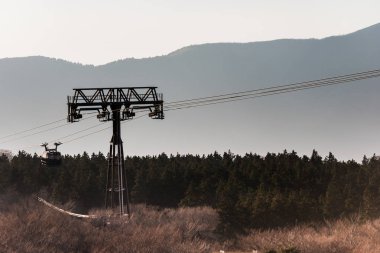 Japonya'da Hakone'de halat yolu