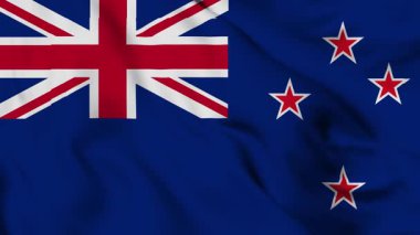 Avustralya bayrağı Wind Video 4k 'de dalgalanıyor.