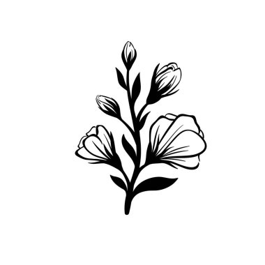 El vektör vintage öğe davetiye, tebrik kartları, tırnak, Bloglar, düğün dekorasyon, posterler için çekilmiş. Beyaz arka plan üzerinde izole