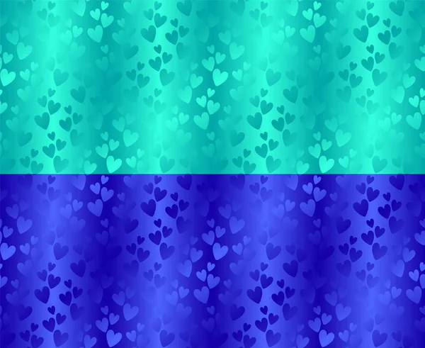 Sorunsuz arka plan farklı boyutlarda yürekleri