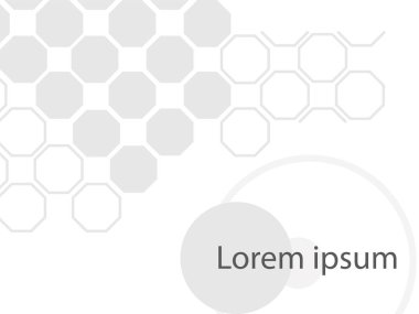 Sekizgen beyaz gri modern arka plan