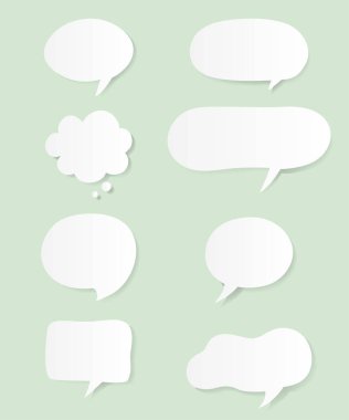 İllüstrasyon kabarcık kağıt kesme