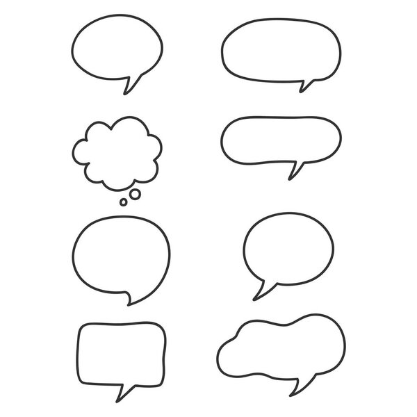 Doodle bubbles illustration texture and background art design