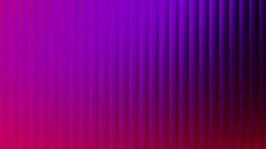 Pembe ve Mor Cam Gradyan, Zarif Fütürist Tasarım. Mor ve mor renkte parlak tırtıklı şeritler, pürüzsüz aydınlatmayla koyu tonlara karışıyor. Zarif neon soyut arkaplan sofistike ve stil getirir