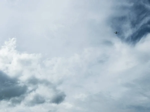 Clouds, blue sky , Planes flying in the sky