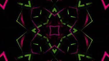 Neon ışıklar arka planda. soyut gelecek arkaplanı