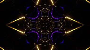 Işık efektli soyut fraktal arkaplan