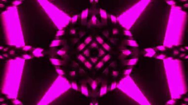 Siyah arkaplanda neon ışıkları