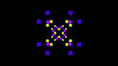 Soyut neon ışıkları koyu arkaplan