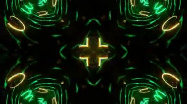 Soyut kaleydoskopik ışıklar arka plan