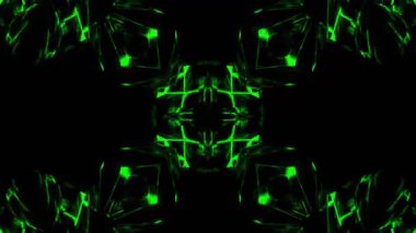 Soyut neon ışık arkaplanının 3 boyutlu görüntüsü