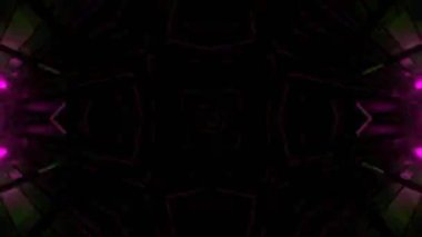 fantezi kaotik renkli fraktal desen. Soyut fraktal şekiller. 3d resimleme arkaplanı veya duvar kağıdı oluşturuluyor