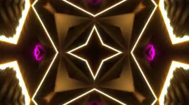 Renkli renklerin kaleydoskop desenleri