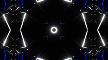 soyut kaleydoskopik arkaplan, festival ışıkları.