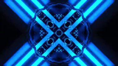 soyut renkli skopik ışık deseni