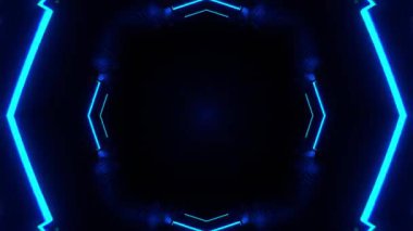 3d soyut neon ışık arkaplanı oluştur.