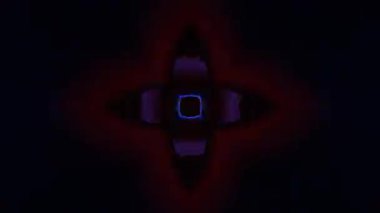 Parlayan ışık ışınları ile soyut fütüristik arka plan. neon ışığı